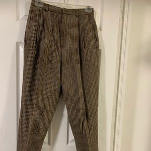 Vintage Ralph Lauren Houndstooth Jodphur Trouser Pant Size:8(Sample)